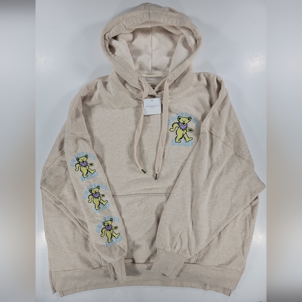 NWT Grateful Dead American Eagle Huggable Soft Pullover Hoodie Women's Medium